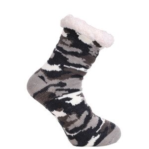 Protišmykové ponožky Masker winter šedé šedá UNI