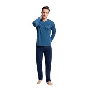 Pánske pyžamo Towner modré modrá XL