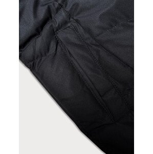 Čierna krátka dámska prešívaná zimná bunda J Style (5M3153-392) odcienie czerni S (36)