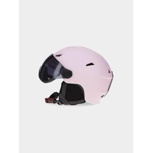 Dámska lyžiarska helma so vstavanými okuliarmi 4FWAW23AHELF032-56S ružová - 4F L/XL (55-59 cm)
