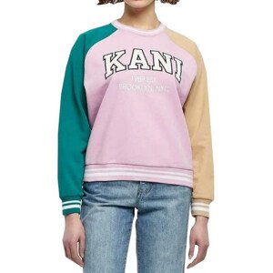 Pánske tričko Karl Kani Serif Block College Crew Neck W 6120154 XS