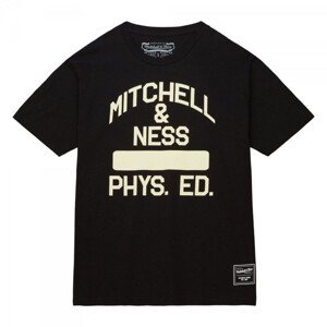 Dizajnové tričko Mitchell & Ness Phys Ed M BMTR5545-MNNYYPPPBLCK S