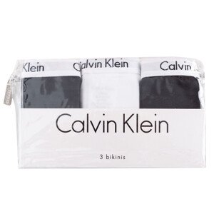 Calvin Klein Dámske spodné prádlo 3Pack QD3588E Black/White XS