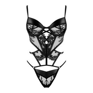 Erotické body Leonela teddy - BEAUTY NIGHT FASHION černá S/M