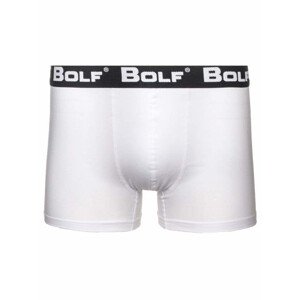 Štýlové pánske boxerky Bolf 0953 - biela, XL