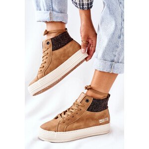 High Insulated Sneakers Big Star II274145 Camel 38