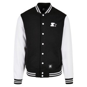 Starter College Fleece Jacket čierno/biela L