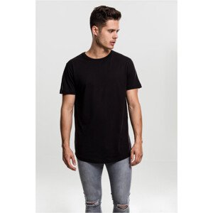 Dlhé tričko v tvare čiernej farby XL