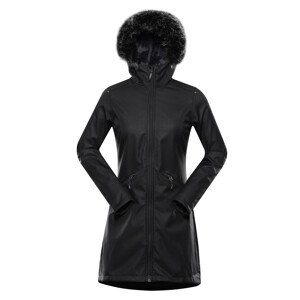 Dámsky softshellový kabát ALPINE PRO ZOPHIMA čierny XS