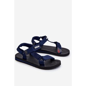 Pánske sandále na suchý zips Big Star DD174718 Navy blue 40