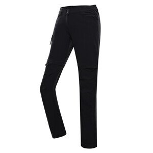 Dámske outdoorové nohavice s odnímateľnými nohavicami ALPINE PRO NESCA black 40