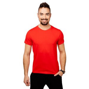 Pánske tričko GLANO - červené XXL
