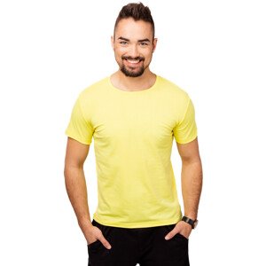 Pánske tričko GLANO - žlté XXL