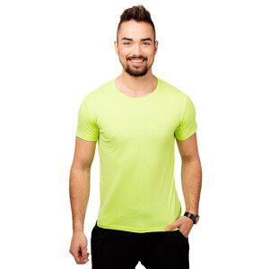 Pánske tričko GLANO - žiarivo zelené M