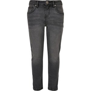 Chlapčenské elastické džínsové nohavice Black Washed 110/116