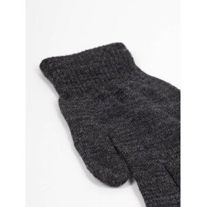 Yoclub Dámske základné šedé rukavice RED-MAG2K-0050-006 Grey 21
