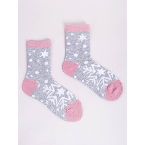 Yoclub Vianočné ponožky 3-pack SKA-X044G-AA00 Multicolour 20-22