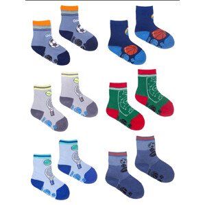 Froté ponožky Yoclub 6-Pack SKA-0003C-AA0A Viacfarebné 17-19