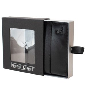 Peňaženka Semiline RFID P8265-0 čierna 11,5 cm x 9 cm x 2 cm