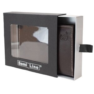 Peňaženka Semiline RFID P8266-1 Brown 9,5 cm x 12,5 cm x 2,5 cm