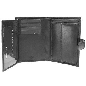 Peňaženka Semiline RFID P8270-0 čierna 9,5 cm x 12,5 cm x 2,5 cm