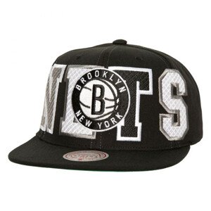Mitchell & Ness Varsity Bust Snapback Cap Brooklyn Nets HHSS6461-BNEYYPPPBLCK OSFM