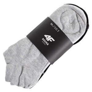4F 3Pack ponožky 4FSS23USOCM149-90S čierna/biela/sivá 43-46