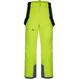 Pánske lyžiarske nohavice Loap FORTY Reflective Neon/Black L