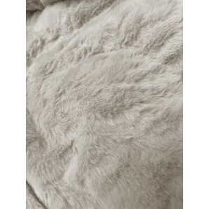Dámska zimná bunda v ťavej farbe s kožušinovou podšívkou Glakate (H-2978) Béžová S (36)