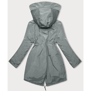 Svetlozelená dámska zimná bunda s kapucňou Glakate (H-3832) odcienie zieleni L (40)
