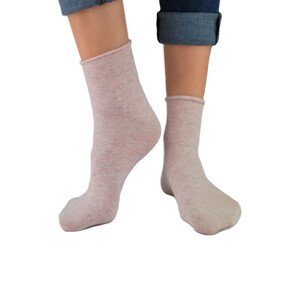 Dámske ponožky 022 W01 - NOVITI Růžová 35/38