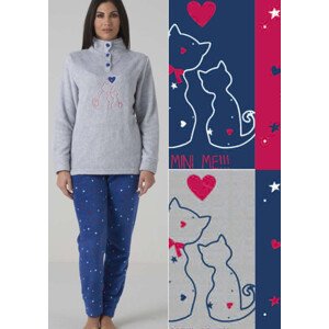 Dámske pyžamo Karelpiu KF5236 S Modrá