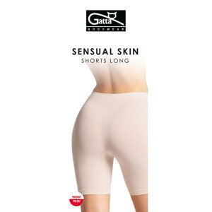 Dámske nohavičky s dlhými nohavičkami Gatta 41675 Sensual Skin Shorts Long M-2XL světlý nahý XXL
