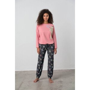 Vamp - Dvojdielne dámske pyžamo - Cassidy 17432 - Vamp pink glow S