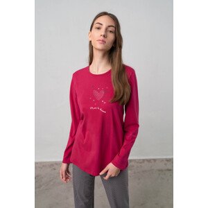 Vamp - Dvojdielne dámske pyžamo 70024 - Vamp pink azalea XL