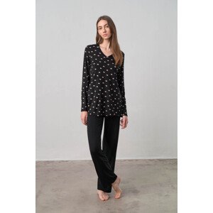 Vamp - Dvojdielne dámske pyžamo 70048 - Vamp black XL