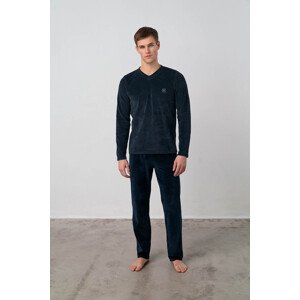 Vamp - Pyžamo s dlhým rukávom 21917 - Vamp blue salute XL
