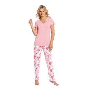 Dámske pyžamo z viskózy Tiffany L Sv. růžová