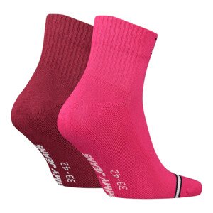 Ponožky Tommy Hilfiger Jeans 2Pack 701218956011 Pink/Burgundy 39-42