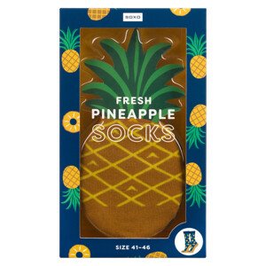 Ponožky SOXO Pineapple v krabici - ENG tmavě modrá 36-40