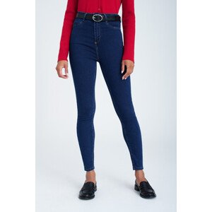 Greenpoint Jeans SPJ411W2259J00 Stredne modré džínsy 34