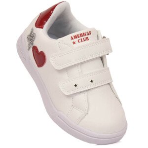 American Club Jr AM925A biela obuv na suchý zips 23