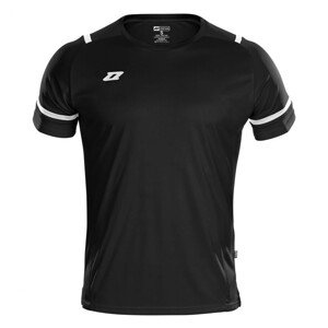 Futbalové tričko Zina Crudo Jr 3AA2-440F2 black / white XXS