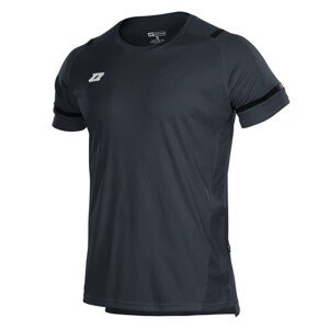 Futbalové tričko Zina Crudo Jr 3AA2-440F2 šedá/čierna XS