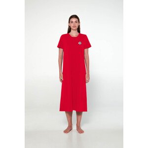 Dámska nočná košeľa 19504 červená - Vamp XL