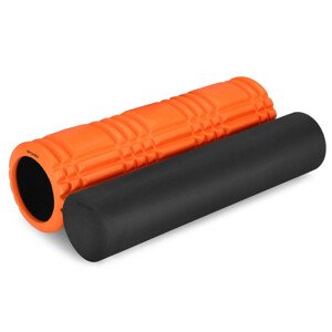 SPORT Sada fitness valcov 2v1 MIXROLL 929912 Oranžová s čiernou - Spokey one size oranžová - černá