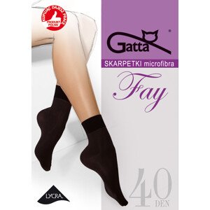 Dámske ponožky Gatta Fay Microfibra béžová/dec.béžová Univerzální