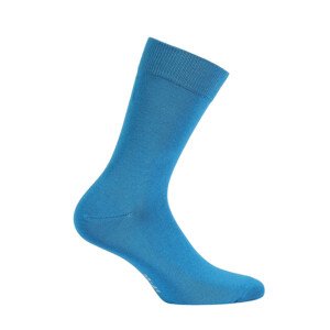 Hladké pánske ponožky PERFECT MAN - CASUAL tyrkysová 42/44
