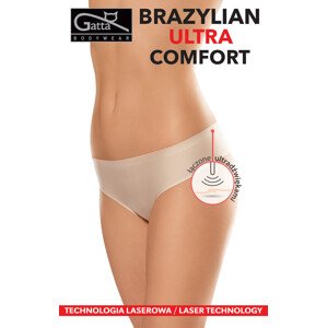 Dámské kalhotky model 5800656 Brazilky Ultra Comfort - Gatta Barva: Béžová, Velikost: XS