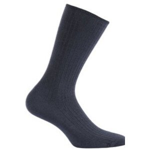 Netlačiace pánske ponožky s elastanom U94.F06 grafit 42/44